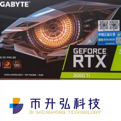 GIGABYTE 8GB মাইনিং রিগ গ্রাফিক্স কার্ড RTX 3060 Ti OC 8 পিন 1750MHz