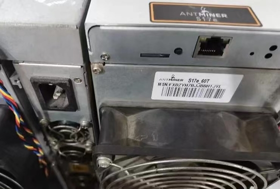 75dB Asic বিটমেইন এন্টমাইনার S17E 60T 2900W সেকেন্ডহ্যান্ড SAMSUNG চিপ সহ