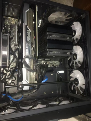 GDDR6X 850W MSI GeForce RTX 3070 Ti SUPRIM X 8G গ্রাফিক্স কার্ড 1860MHz