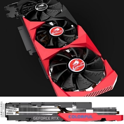 1695MHz ETH মাইনিং রিগ গ্রাফিক্স কার্ড রঙিন GeForce RTX 3090 24GB