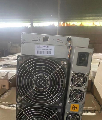 ব্যবহৃত BTC Asic মাইনার মেশিন T17+ 55T ইথারনেট SHA256 9.8kg