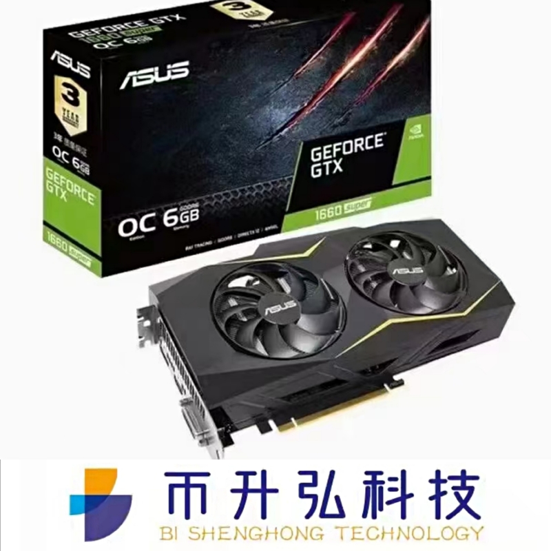 ETH মাইনিং ASUS GTX 1660 Super OC 6G 1408 CUDA 14000 MHz 192 বিট