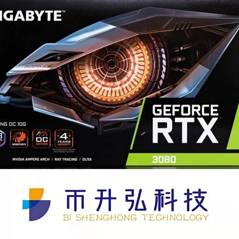 8704 CUDA মাইনিং রিগ গ্রাফিক্স কার্ড 1800MHz GIGABYTE GEFORCE RTX 3080 GAMING OC 10GB
